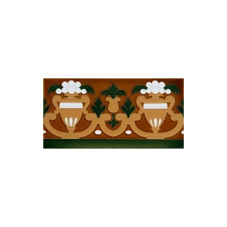 Azulejo Sevillano relieve MZ-027-02
